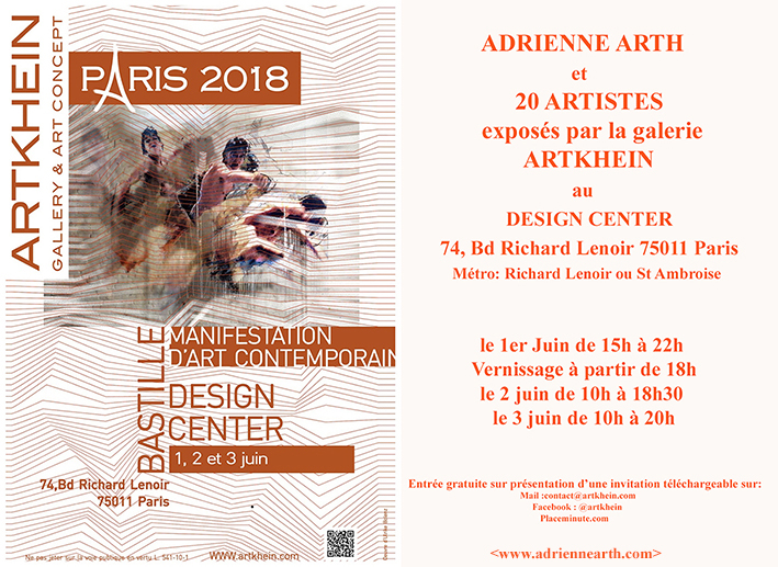 Juin 2018 – Expo galerie ARTKHEIN